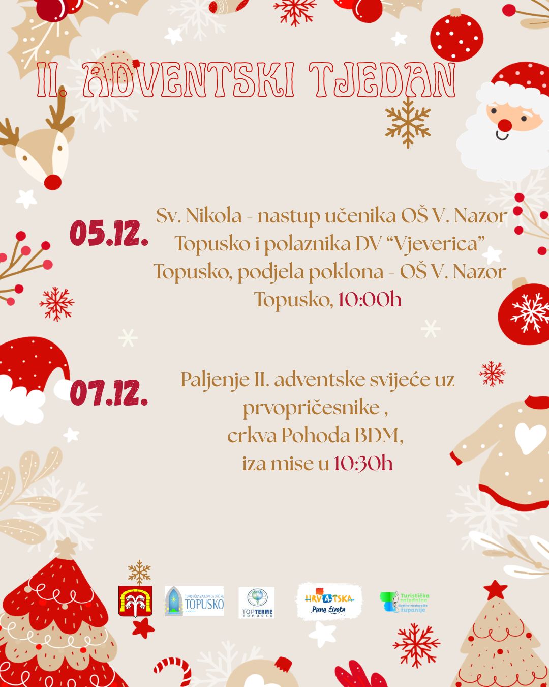 DOGAĐANJA U II. ADVENTSKOM TJEDNU