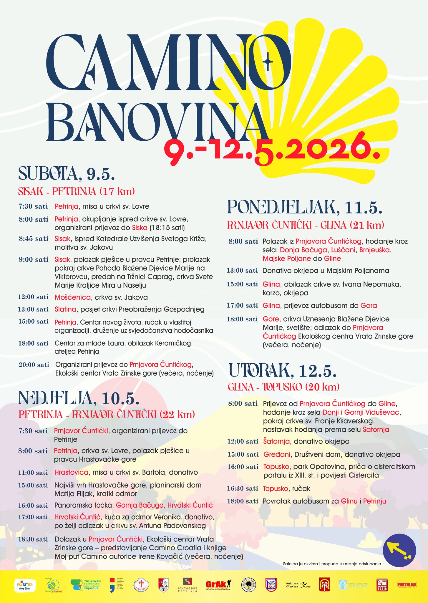CAMINO BANOVINA 09.-12.05.2026.