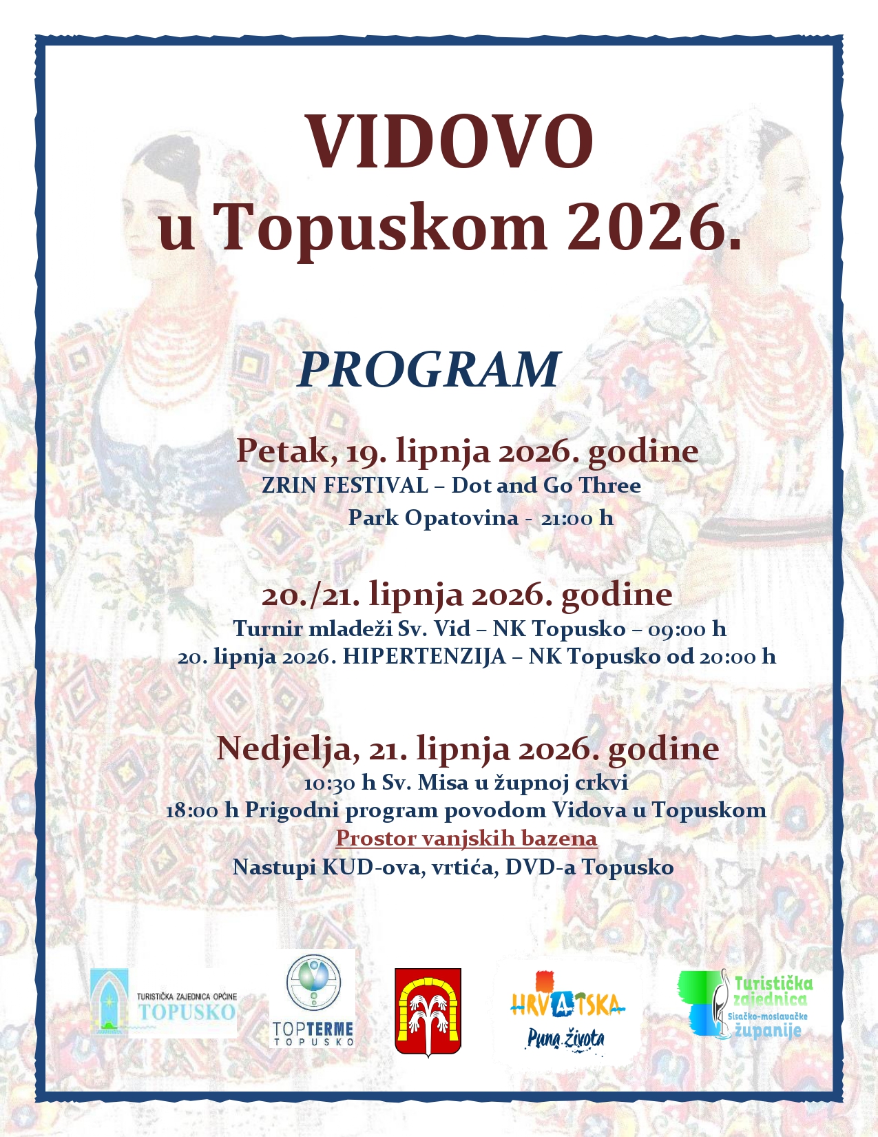 VIDOVO U TOPUSKOM 2026.